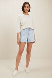 Self-Stripe Top  Cloud Cream Marle  hi-res
