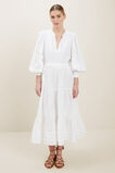Poplin Tiered Skirt  Whisper White  hi-res