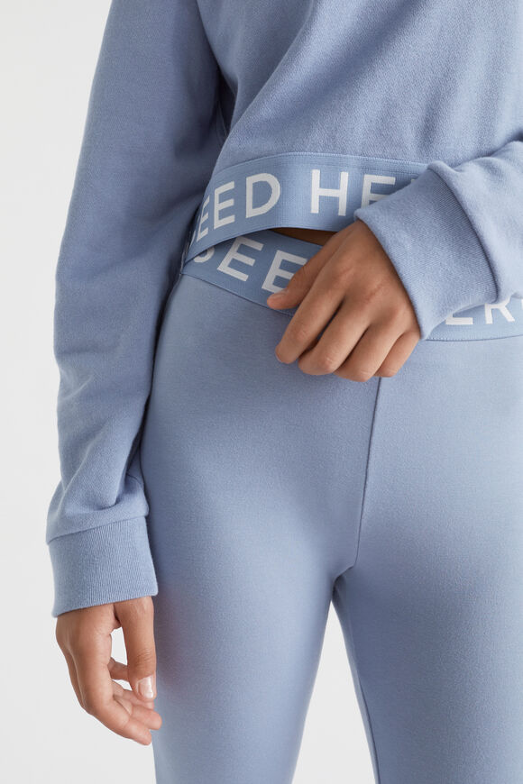 Core Logo Hem Sweat  Powder Blue  hi-res