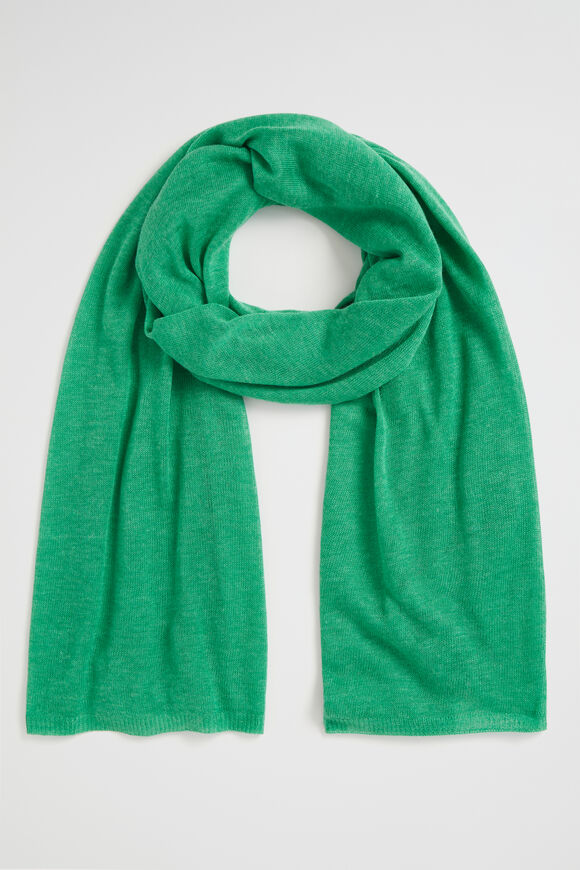 Fine Knit Wrap  Bright Mint  hi-res