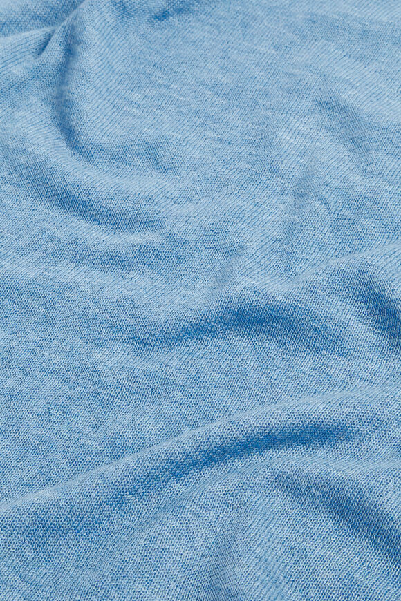 Fine Knit Wrap  Soft Cobalt  hi-res