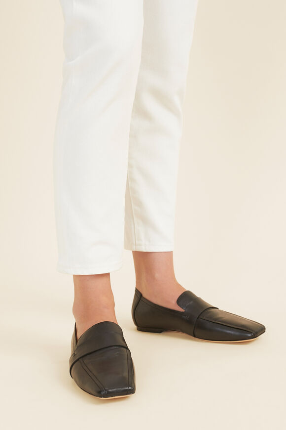 Christina Leather Loafer  Black  hi-res