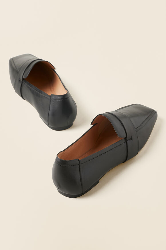 Christina Leather Loafer  Black  hi-res