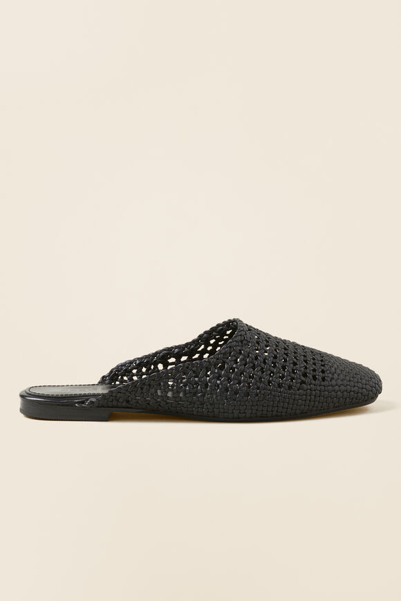 Gina Woven Mule  Black  hi-res