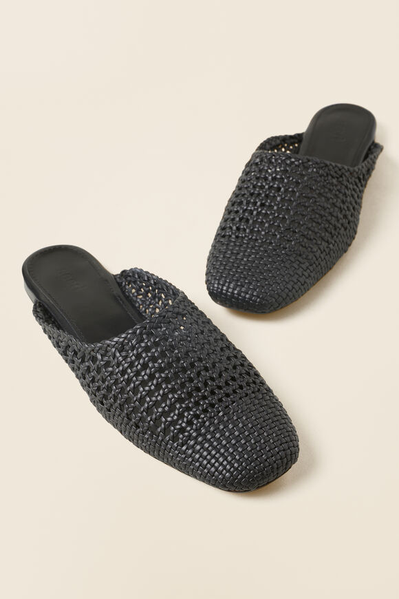 Gina Woven Mule  Black  hi-res