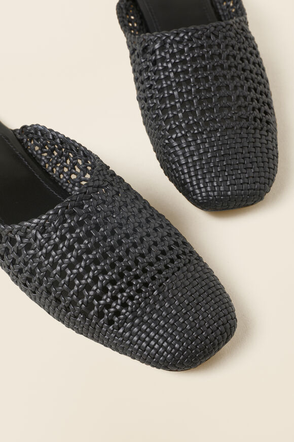 Gina Woven Mule  Black  hi-res