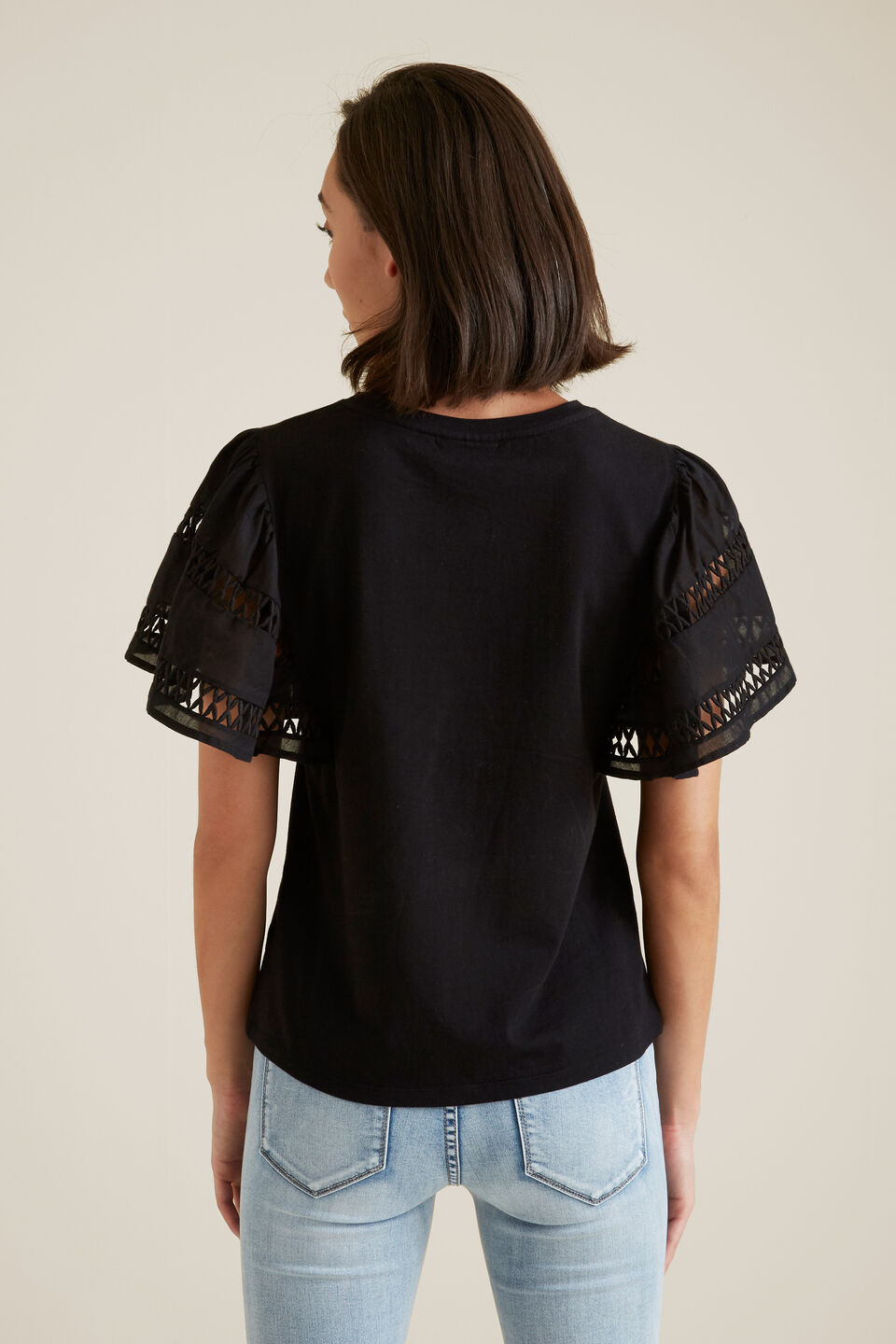 Ladder Trim Tee  