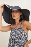 Contrast Edge Sun Hat  Deep Navy White  hi-res