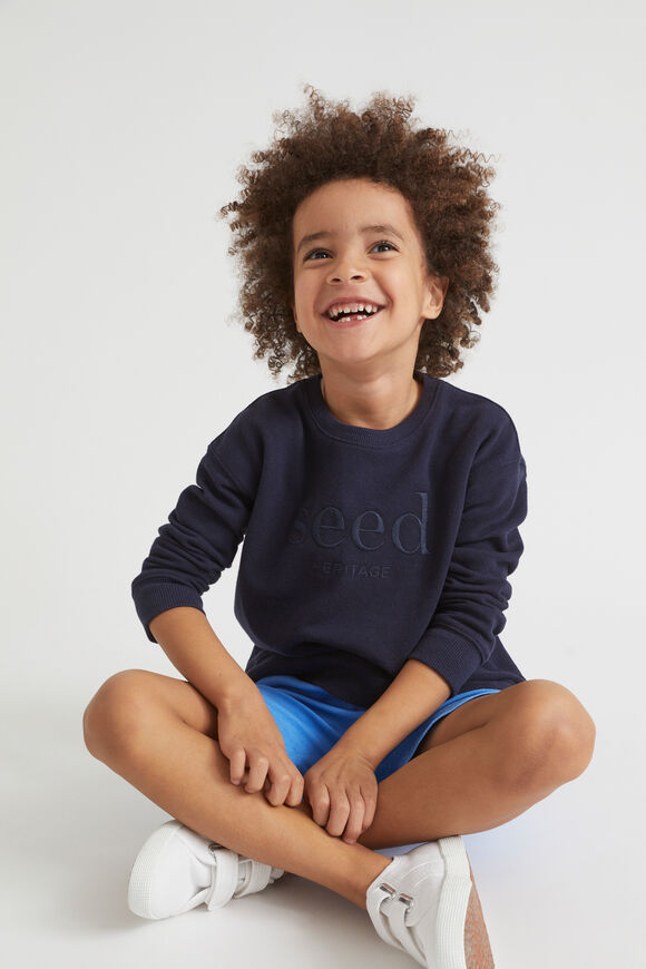 Core Logo Sweat  Midnight Blue  hi-res