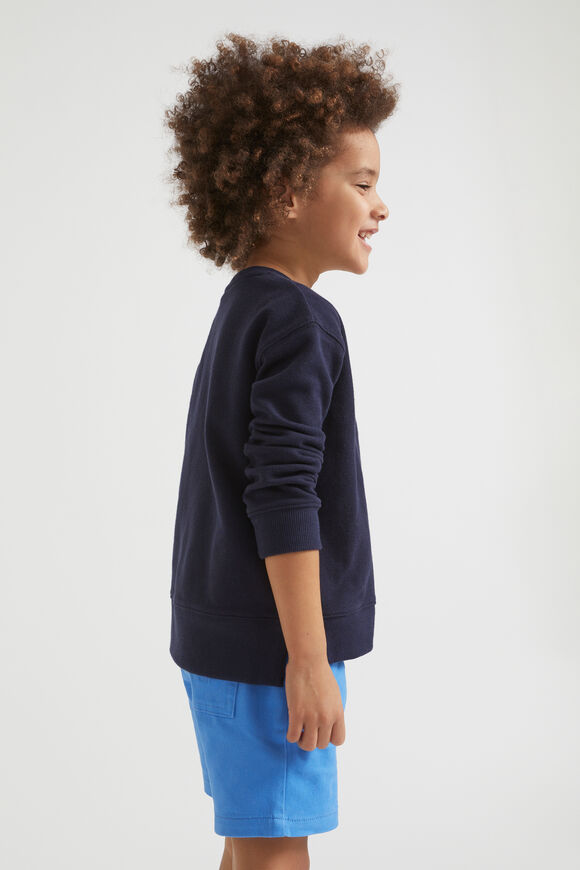 Core Logo Sweat  Midnight Blue  hi-res
