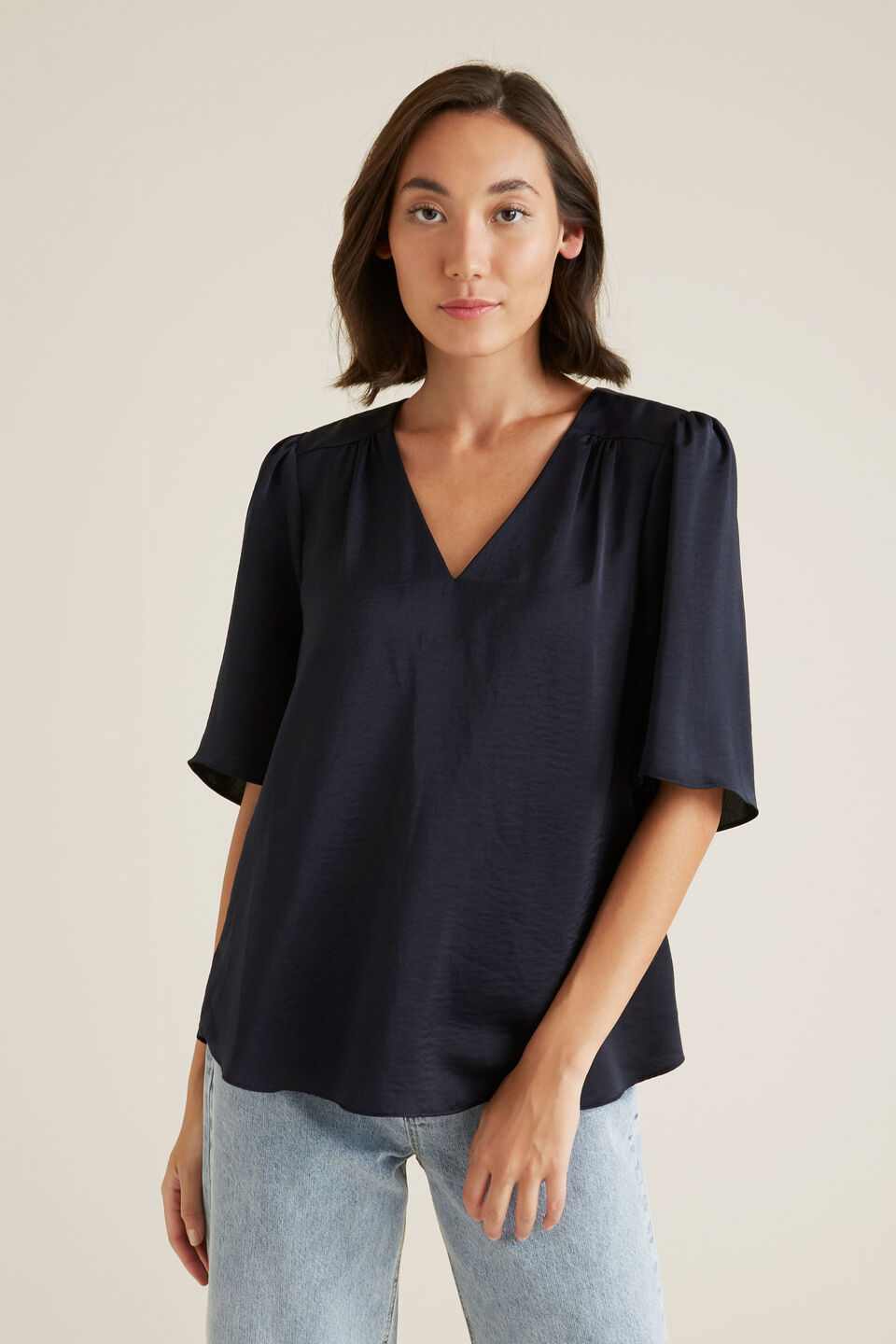 Flutter Sleeve Blouse  