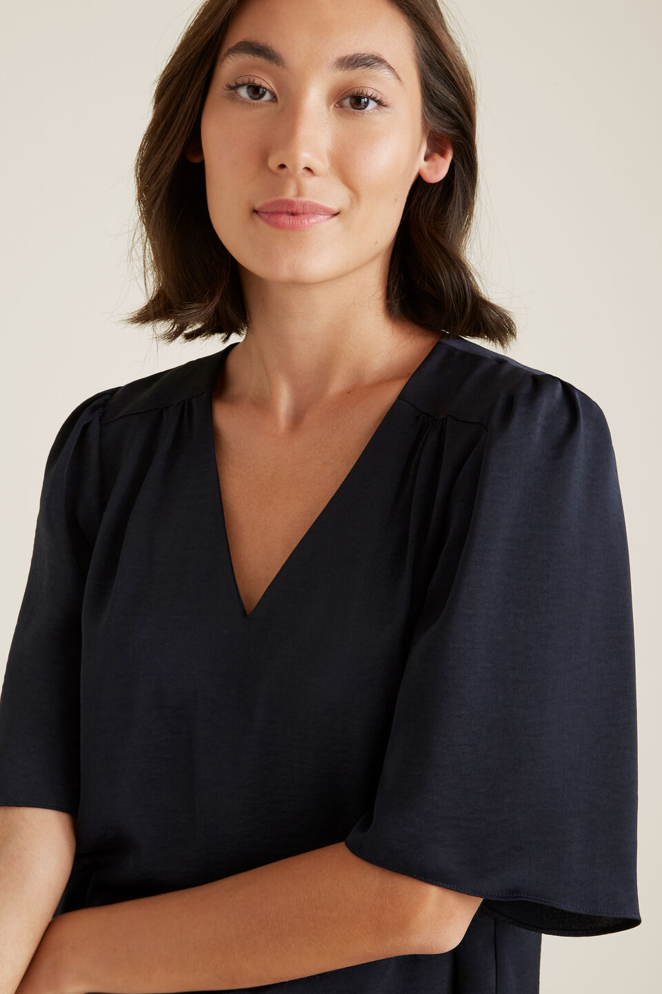 Flutter Sleeve Blouse  