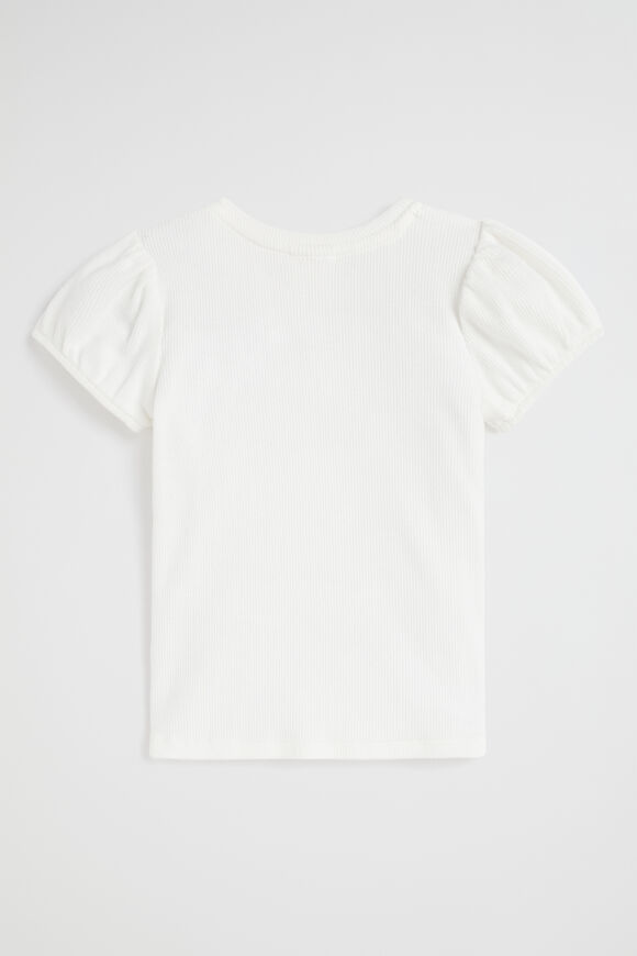Core Summer Rib Tee  Vintage White  hi-res