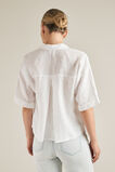 Short Sleeve Linen Shirt    hi-res