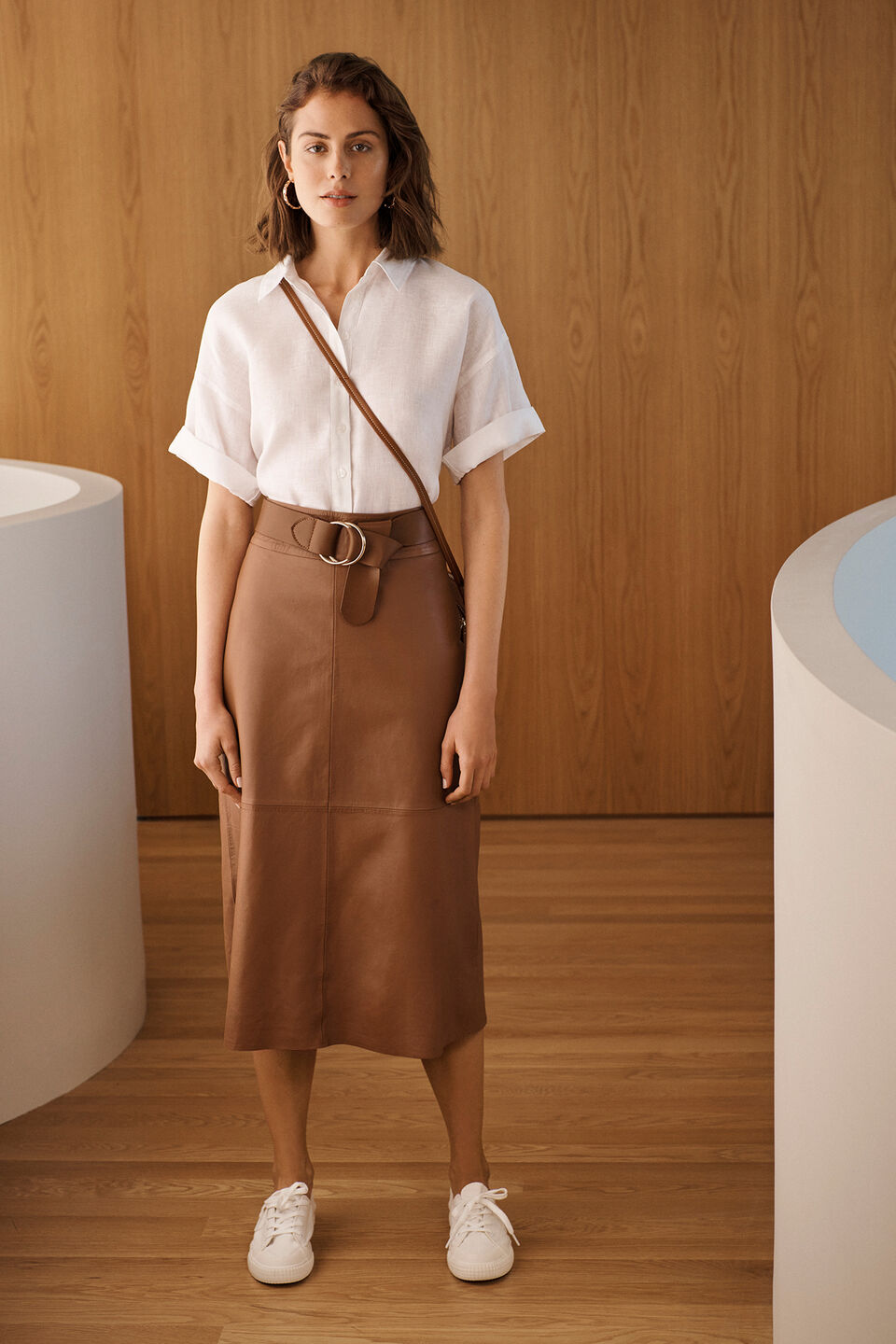 Short Sleeve Linen Shirt  
