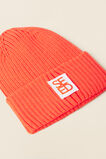 Rib Beanie  Tangerine  hi-res