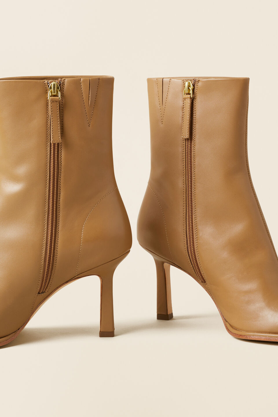 Bianca Leather Ankle Boot  Deep Chai  hi-res