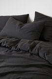 Alba Double Duvet Cover  Charcoal  hi-res
