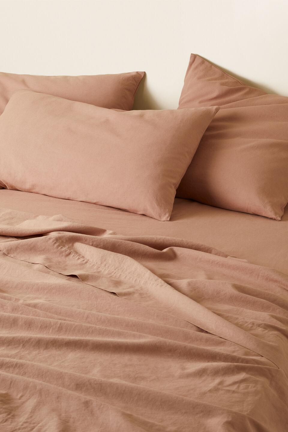 Alba Euro Pillowcase  Chalk Pink