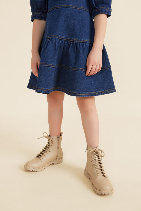 Lace Up Hiking Boot  Stone  hi-res