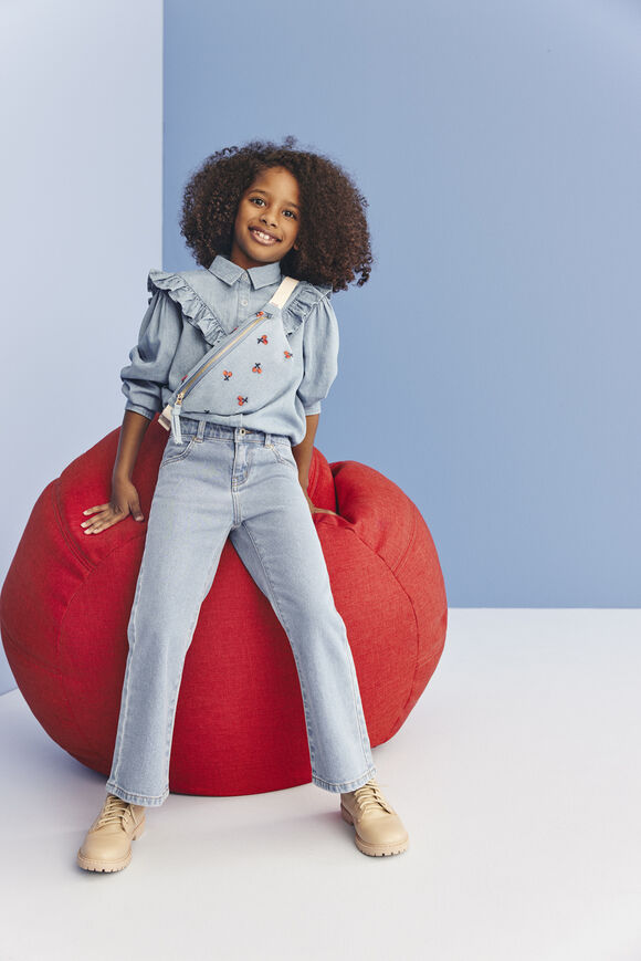 Denim Culotte  Mid Classic  hi-res