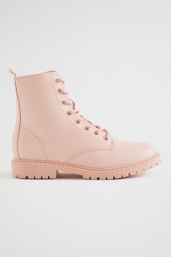 Lace Up Hiking Boot  Dusty Rose  hi-res