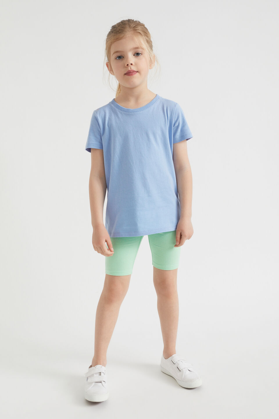 Core Basic Tee  Blue Iris