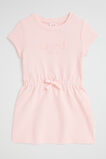 Core Pique Logo Dress  Dusty Rose  hi-res
