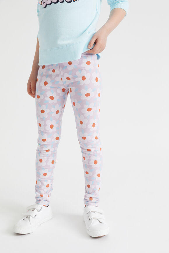 Floral Legging  Orchid  hi-res
