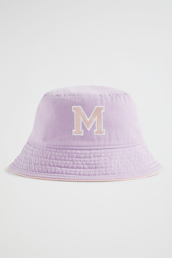 Initial Emb Bucket Hat  M  hi-res