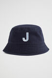 Initial Emb Bucket Hat  J  hi-res