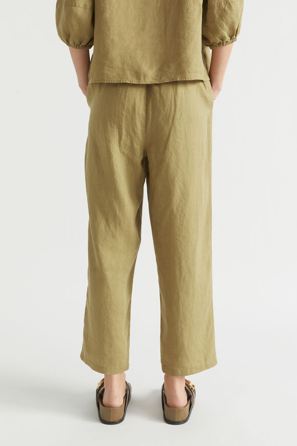 Core Linen Paperbag Pant  Deep Bronze  hi-res