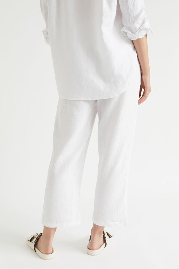 Core Linen Paperbag Pant  Whisper White  hi-res