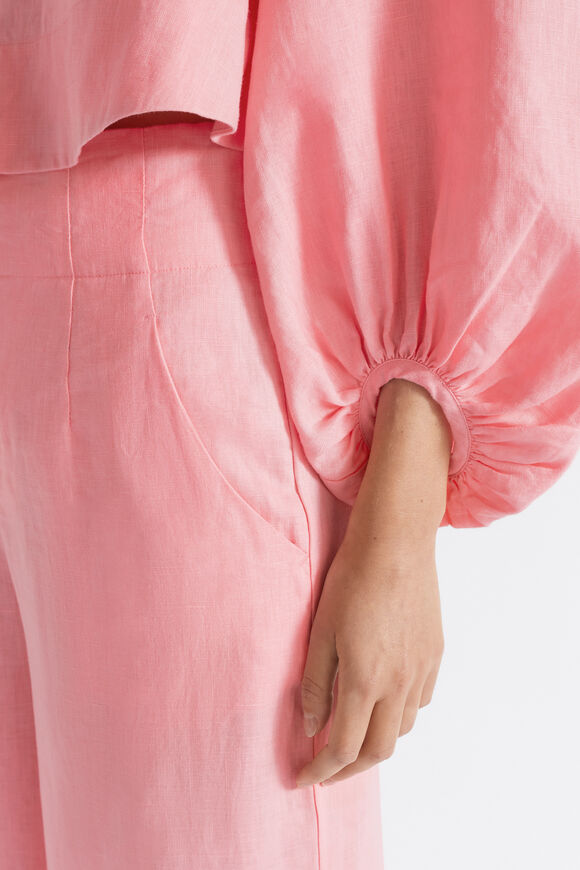 Core Linen Waisted Pant  Pale Peony  hi-res