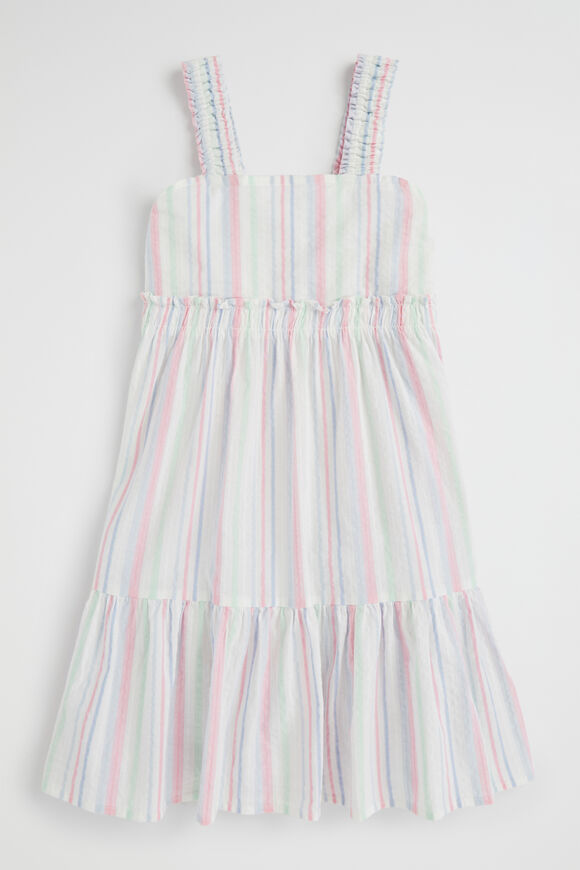 Seersucker Smocked Dress  Multi  hi-res