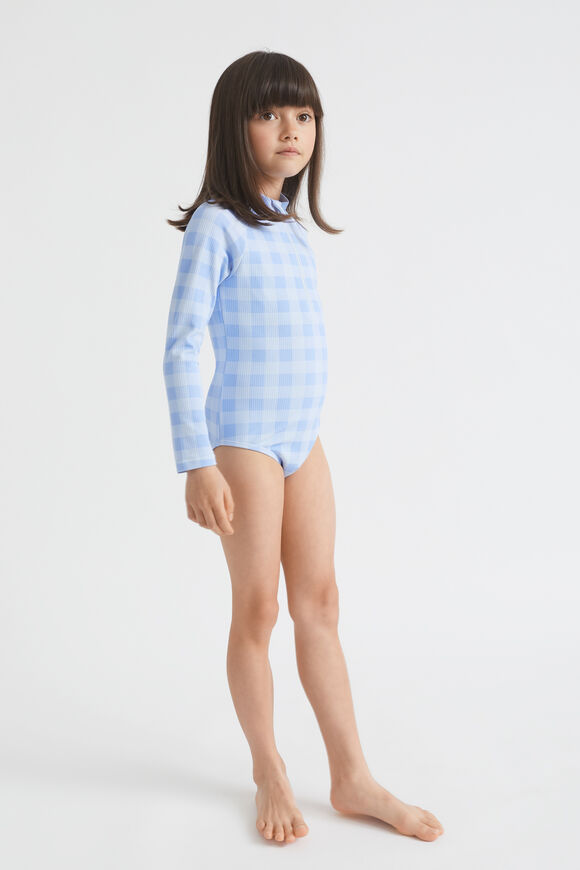Gingham Rashsuit  Blue Iris  hi-res