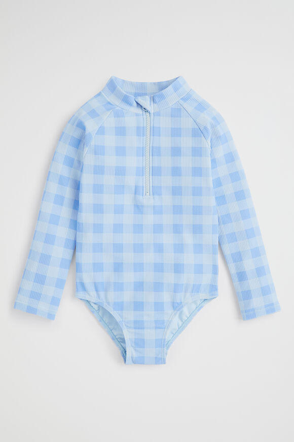 Gingham Rashsuit  Blue Iris  hi-res