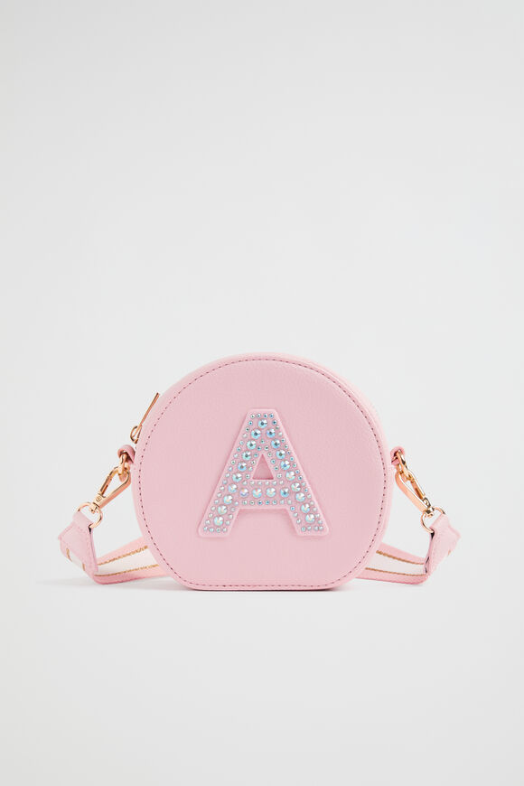 Circle Jewel Initial Bag  A  hi-res