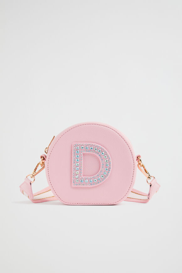 Circle Jewel Initial Bag  D  hi-res