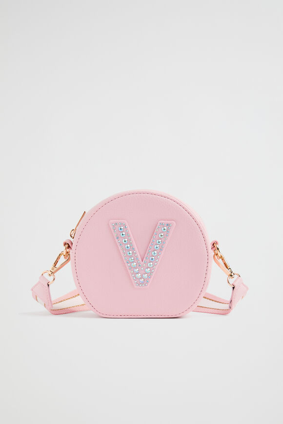 Circle Jewel Initial Bag  V  hi-res