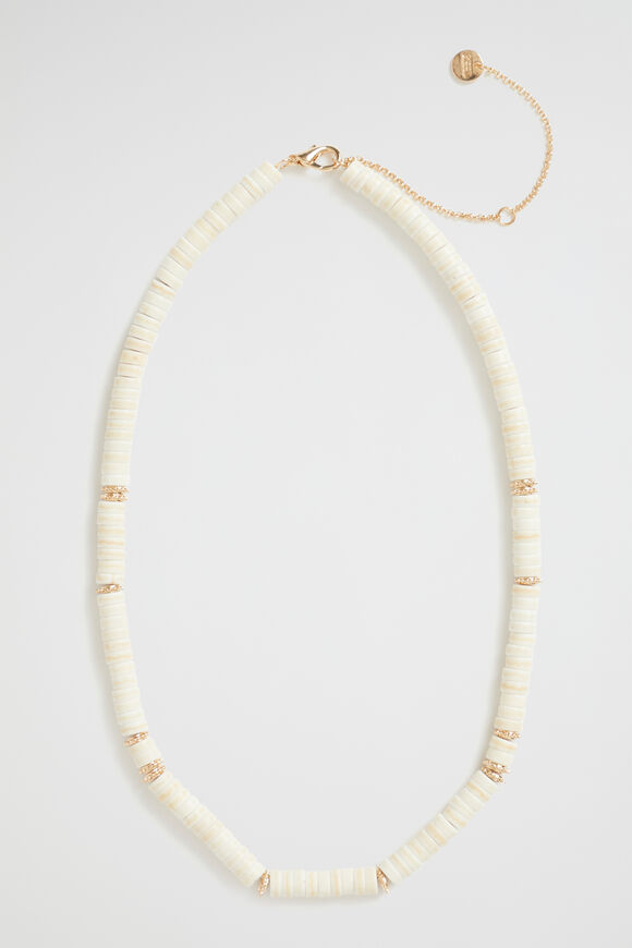 Mixed Bead Necklace  Multi  hi-res