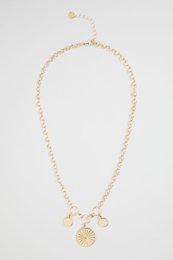 Sunbeam Necklace  Gold  hi-res