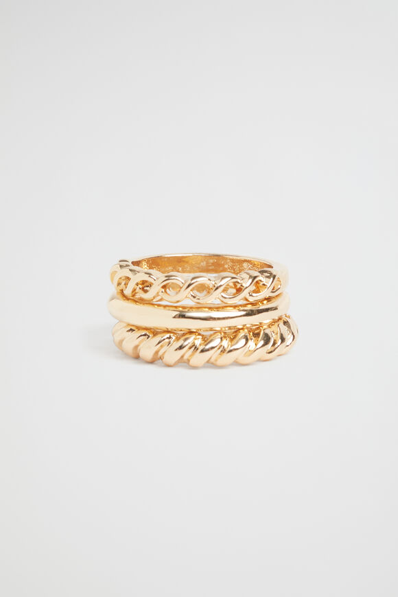 Stacking Rings  Gold  hi-res