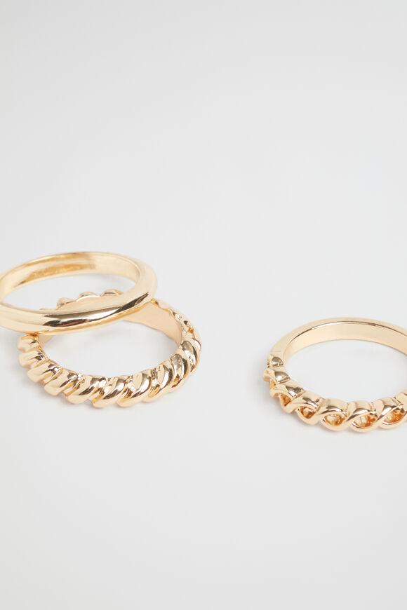 Stacking Rings  Gold  hi-res