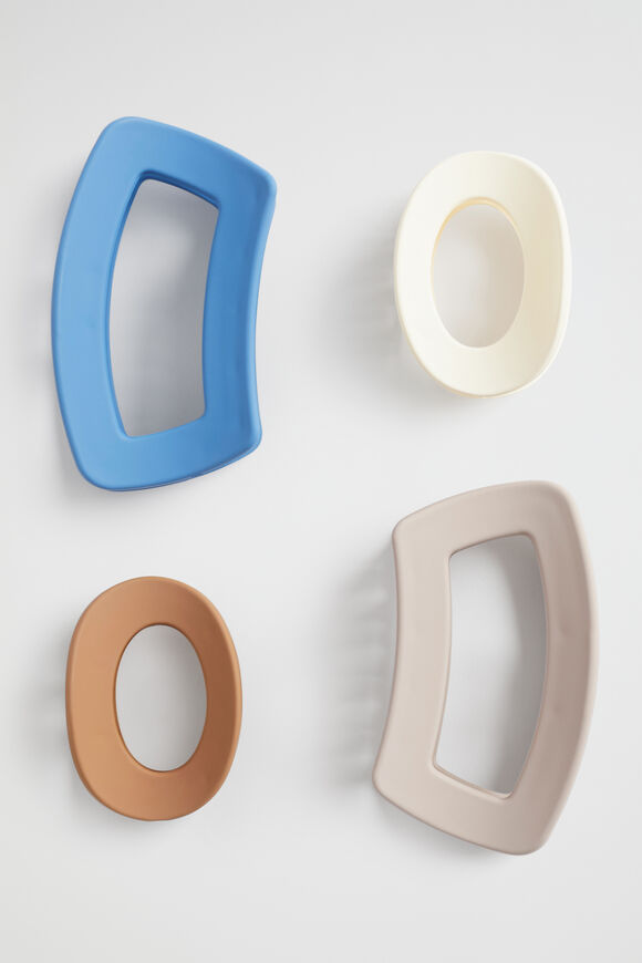 Oval Claw Pack  Soft Cobalt  hi-res