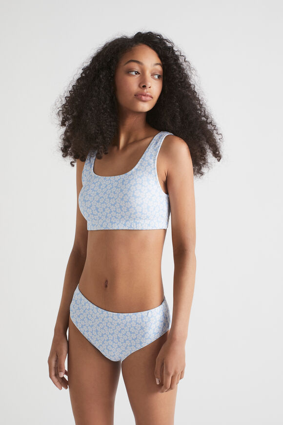 Floral Bikini  Sky Blue  hi-res