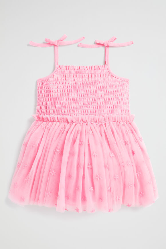 Star Embroidered Dress  Sherbet  hi-res