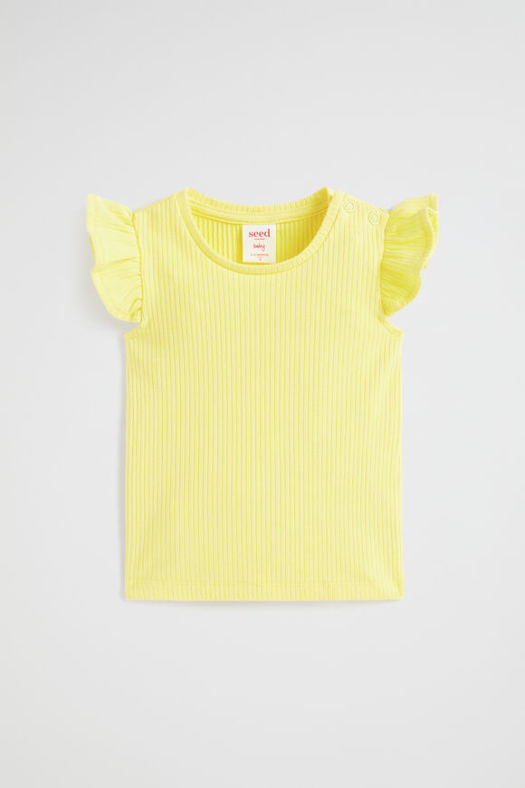 Rib Frill Tank  Sunshine  hi-res