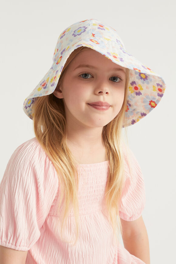 Floral Bucket Hat  Multi  hi-res