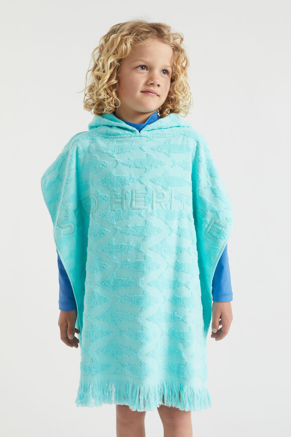 Shark Terry Poncho  Island Green  hi-res